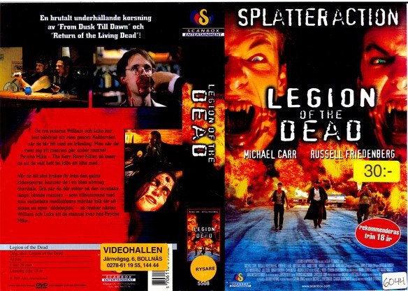 5508 LEGION OF THE DEAD (VHS)