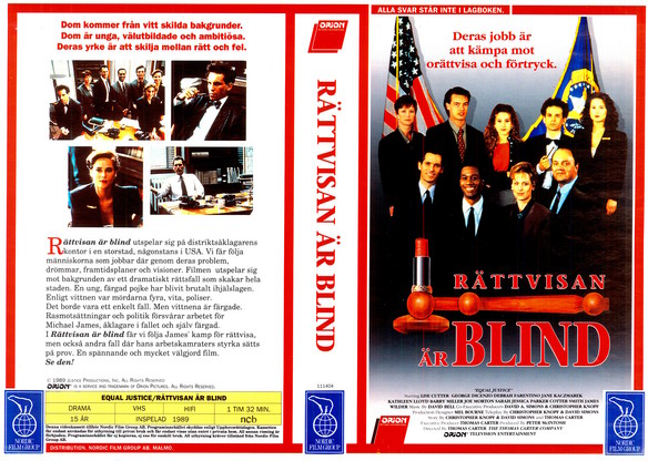 RÄTTVISAN ÄR BLIND (VHS)