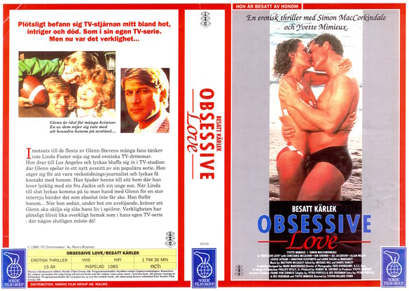 OBSESSIVE LOVE  (Vhs-Omslag)