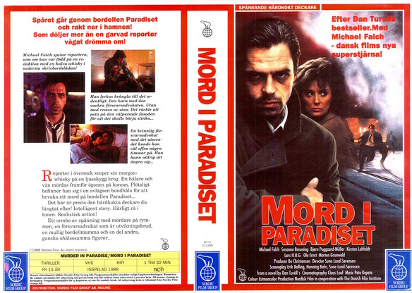 MORD I PARADISET  (Vhs-Omslag)