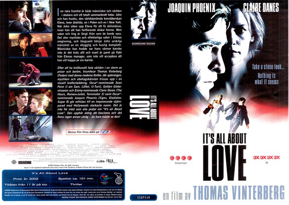 IT\'S ALL ABOUT LOVE  (Vhs-Omslag)