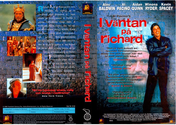 I VÄNTAN PÅ RICHARD  (Vhs-Omslag)