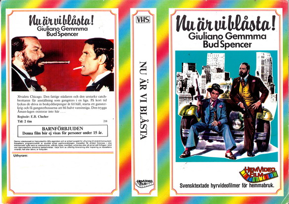 218 NU ÄR VI BLÅSTA (vhs)