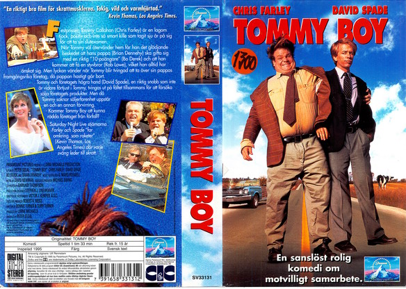 TOMMY BOY(vhs-omslag)
