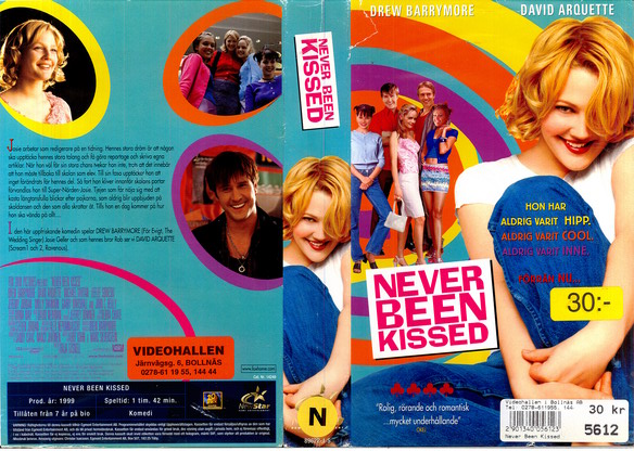 NEVER BEEN KISSED (VHS)