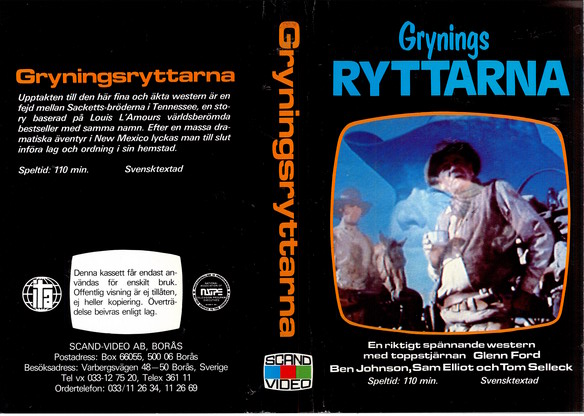 GRYNINGSRYTTARNA - svart(vhs omslag)