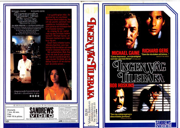 INGEN VÄG TILLBAKA (VHS)
