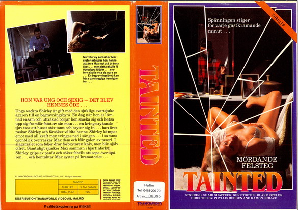 TAINTED (vhs-omslag)