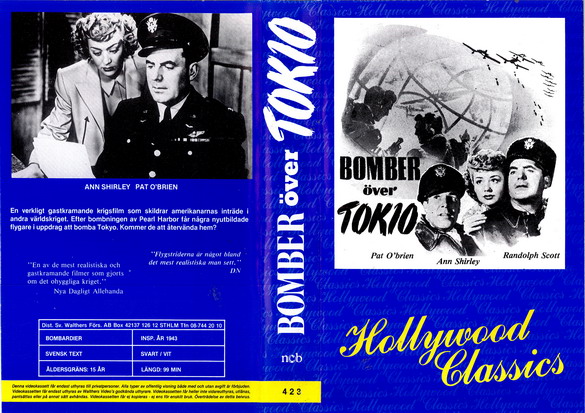 423 BOMBER ÖVER TOKYO (VHS)