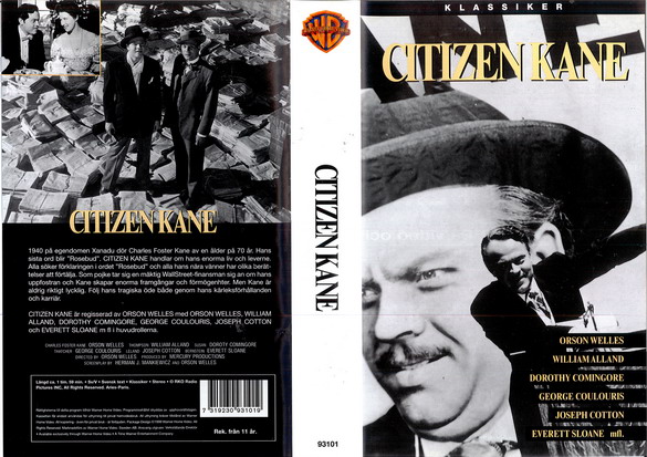CITIZEN KANE (VHS)