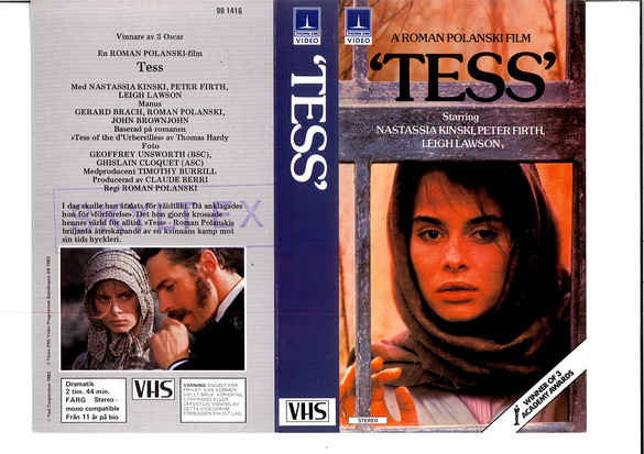 TESS(Vhs-Omslag)