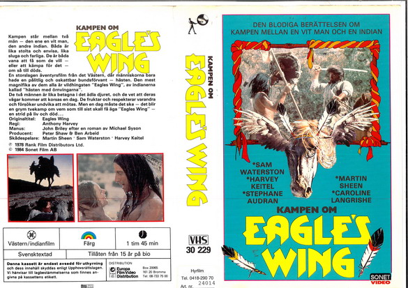 EAGLE'S WING(vhs-omslag)