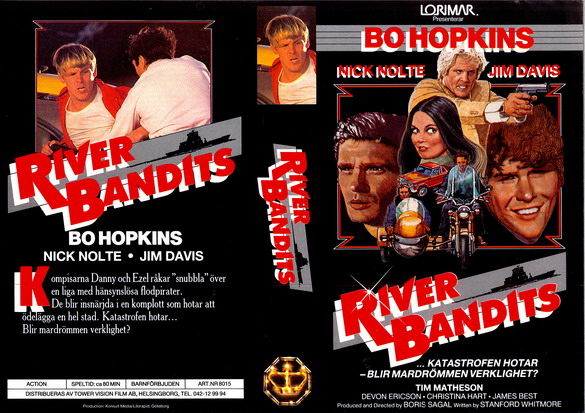 RIVER BANDITS - (tecknat omslag) (Vhs-Omslag)