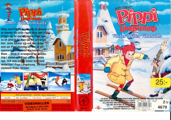 PIPPI LÅNGSTRUMP - VINTER I VILLA VILLEKULLA (VHS)