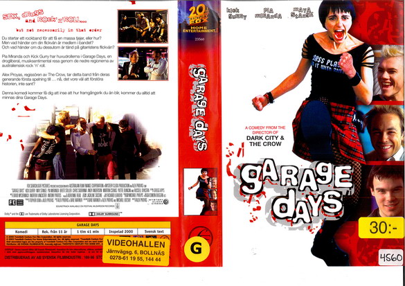 GARAGE DAYS (VHS)