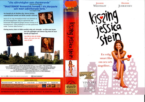 KISSING JESSICA STEIN (vhs-omslag)