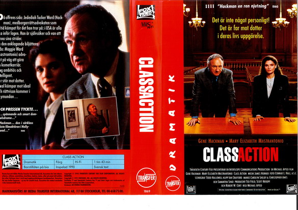 CLASS ACTION (vhs-omslag)