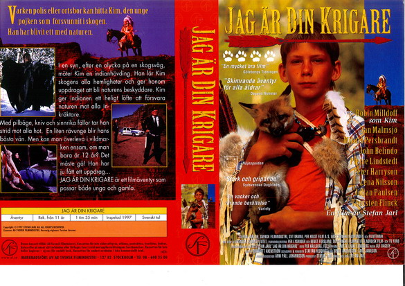 JAG ÄR DIN KRIGARE (vhs-omslag)