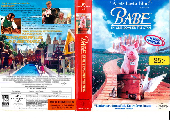 BABE EN GRIS KOMMER TILL STAN (VHS)