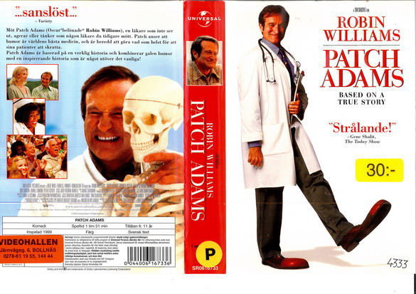 PATCH ADAMS (VHS)