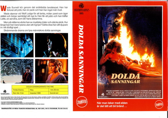 DOLDA SANNINGAR (vhs-omslag)