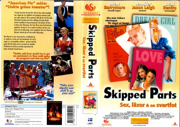 SKIPPED PARTS (vhs-omslag)
