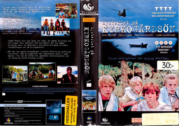 6267 MYSTERIET PÅ KYRKOGÅRDSÖN (VHS)
