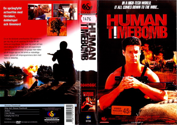 5726 HUMAN TIMEBOMB (VHS)
