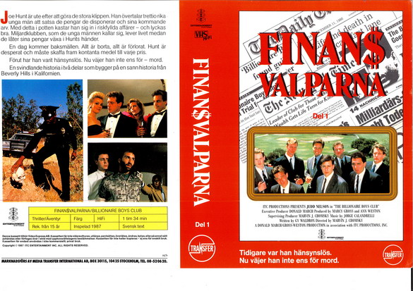 FINANSVALPARNA DEL 1 (vhs-omslag)