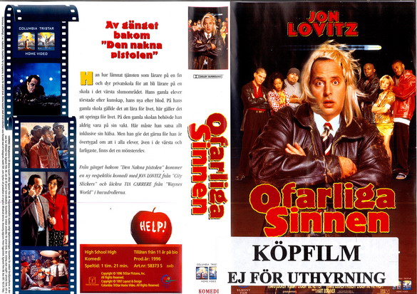 OFARLIGA SINNEN (Vhs-Omslag)