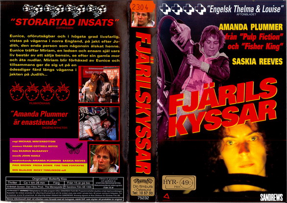 FJÄRILS KYSSAR (vhs-omslag)