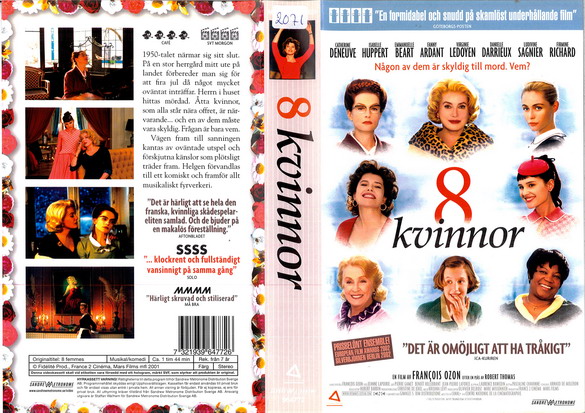 8 KVINNOR (VHS)