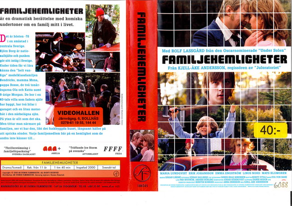 FAMILJEHEMLIGHETER (VHS)