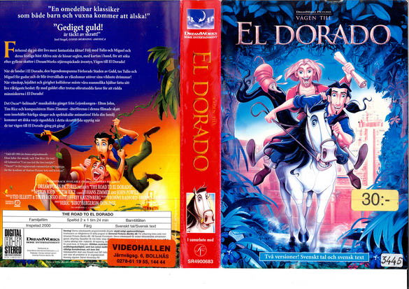 VÄGEN TILL EL DORADO (VHS)