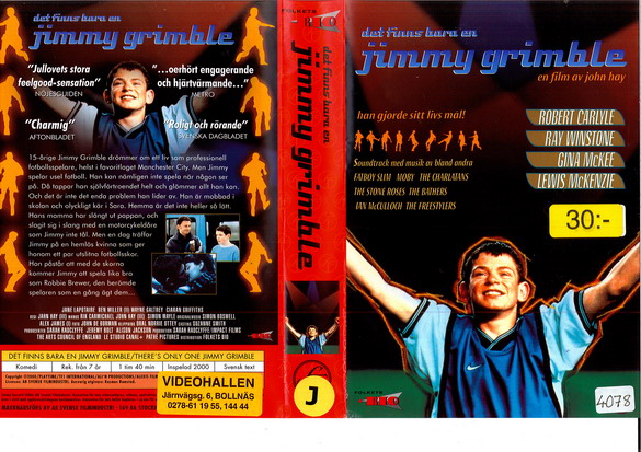 DET FINNS BARA EN JIMMY GRIMBLE (VHS)