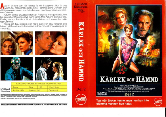 KÄRLEK OCH HÄMND DEL 2 (vhs-omslag)