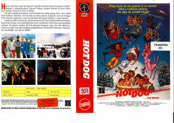 HOT DOG...THE MOVIE (vhs-omslag)