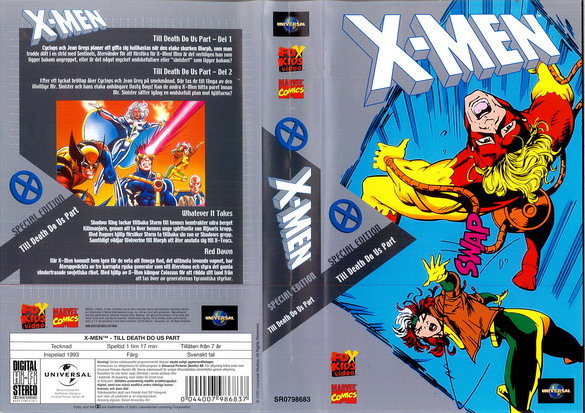 X-MEN - TILL DEATH DO US PART (VHS)