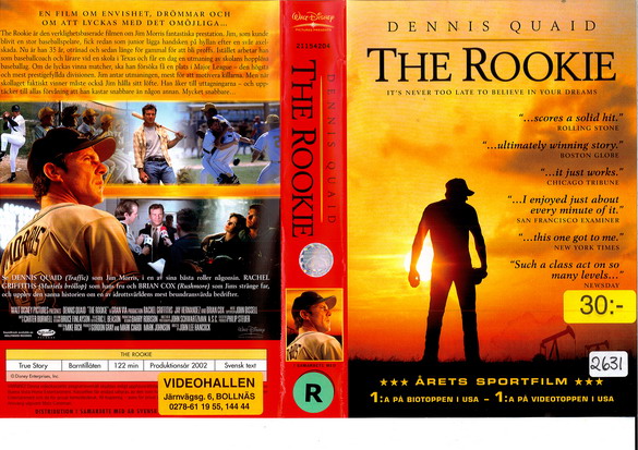 ROOKIE (vhs-omslag)