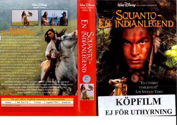 SQUANTO - EN INDIANLEGEND (VHS)