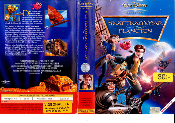 SKATTKAMMAR PLANTEN (VHS)