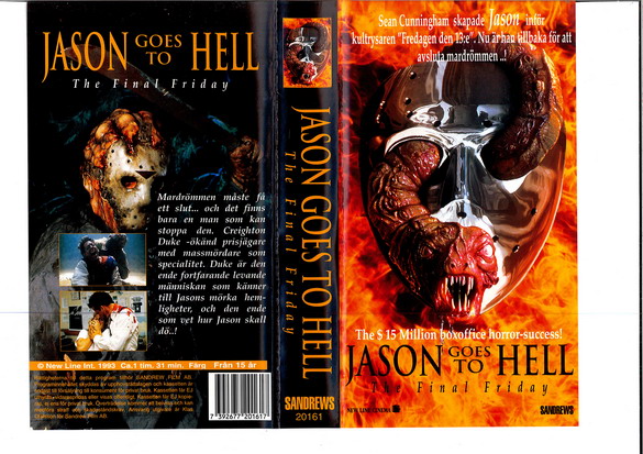 JASON GOES TO HELL (VHS)