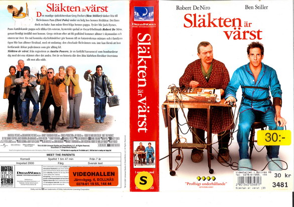 SLÄKTEN ÄR VÄRST (vhs-omslag)