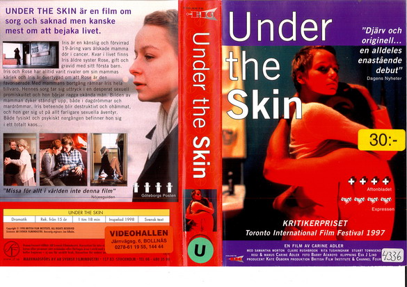 UNDER THE SKIN (VHS)