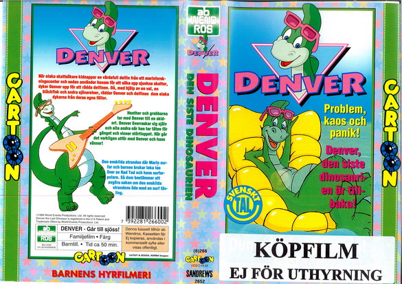 DENVER: DEN SISTE DINOSAURIERN (VHS)