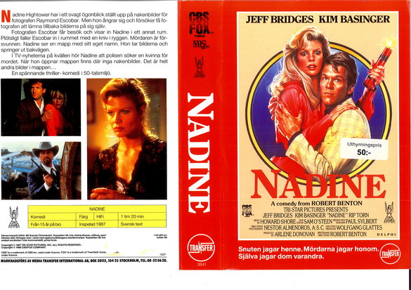NADINE (vhs-omslag)