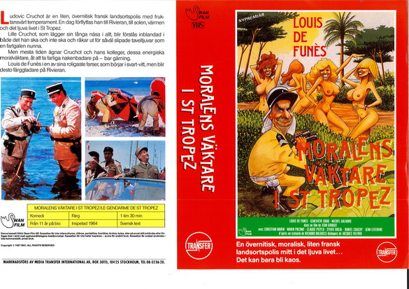 MORALENS VÄKTARE I ST TROPEZ (vhs-omslag)
