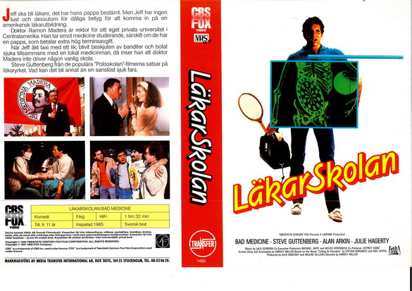 LÄKARSKOLAN (vhs-omslag)
