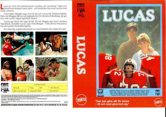 LUCAS (vhs-omslag)