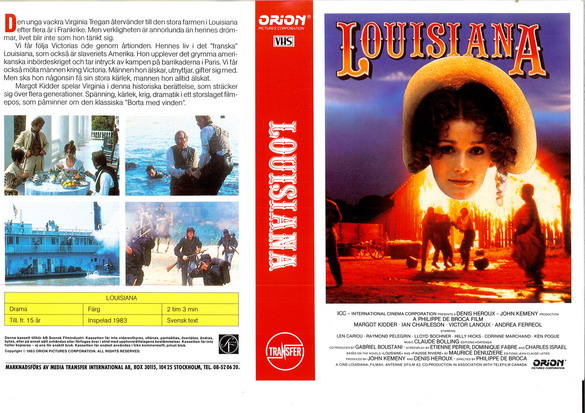 LOUISIANA (vhs-omslag)